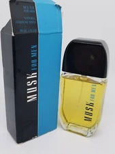 NEW Vintage Avon Musk For Men Natural Eau De Cologne Spray 1997 3 fl oz 88 m NOS