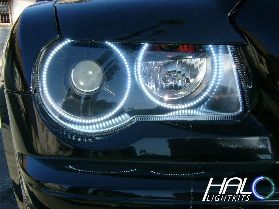 Dodge Magnum 2008 Colorshift Luz LED Faro Halo Kit 4 Anillos por Oracle  Foto 3 de 4