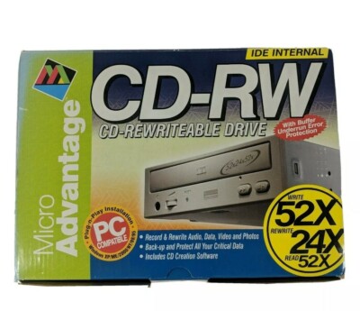 Micro Advantage 52x24x52 CD-RW Rewriteable Drive 