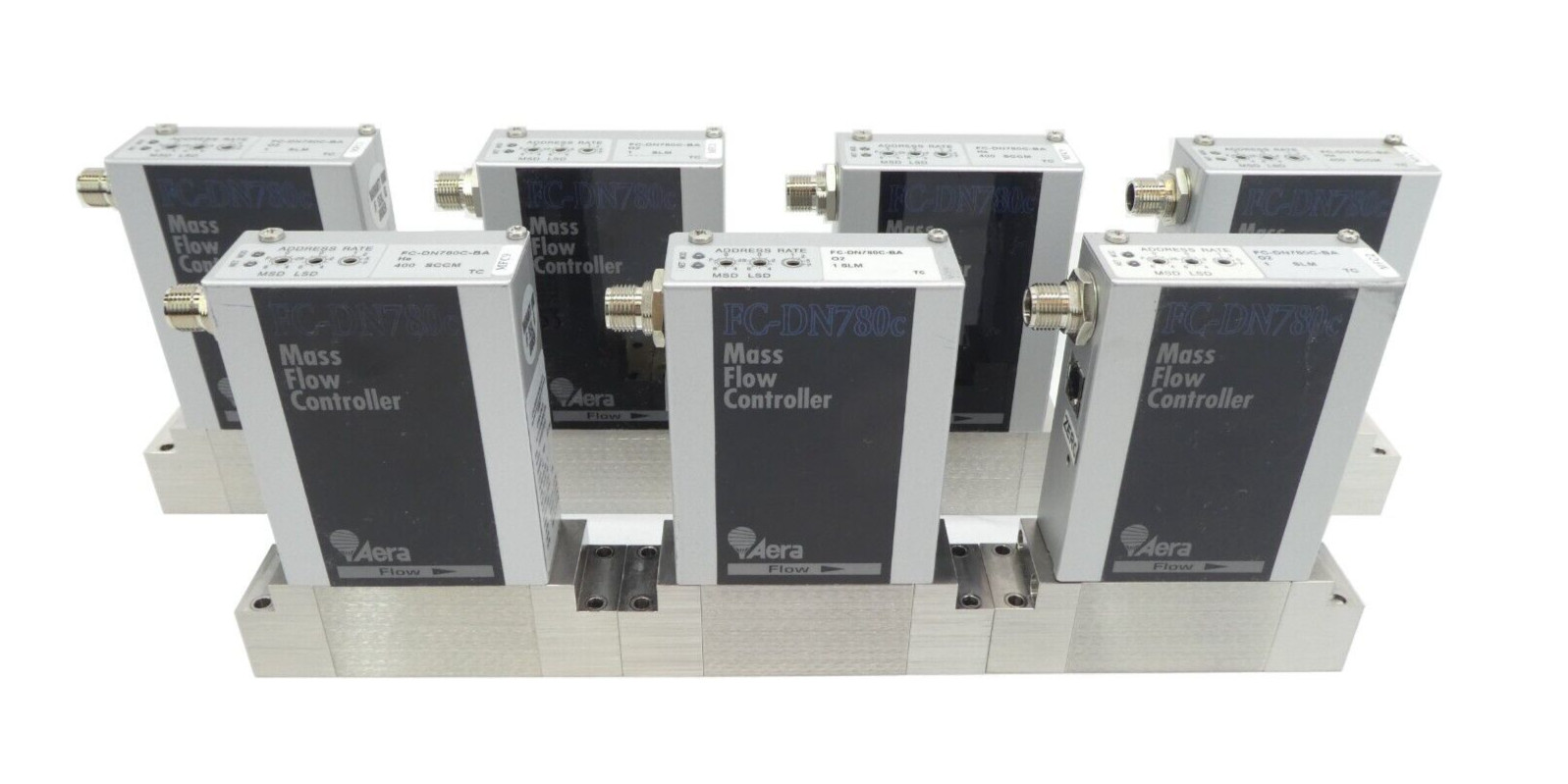 Aera FC-DN780C-BA Mass Flow Controller MFC Lot of 7 AMAT 0190-23475 3030-14001