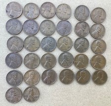 Collection of Lincoln Cents 32 all different Wheatbacks 1940-1958 not inclusive