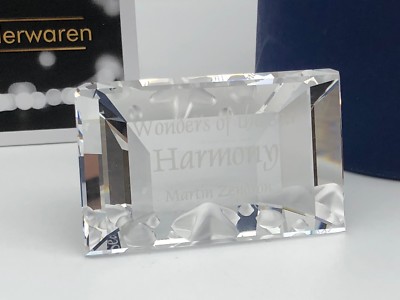 Swarovski Figur 698560 Schild Harmony Mit Ovp & Zertifikat. Top Zustand