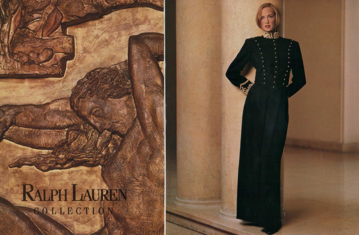 Ralph Lauren Collection Magazine Print Ad Advert KIM NYE