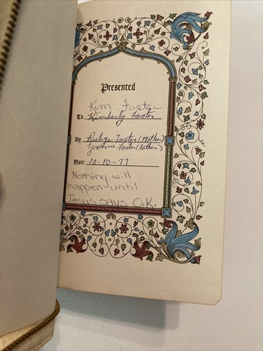 Holy Bible King James Illustrated Red Letter Zip Closure Out Of Original Tongue - Picture 9 of 16