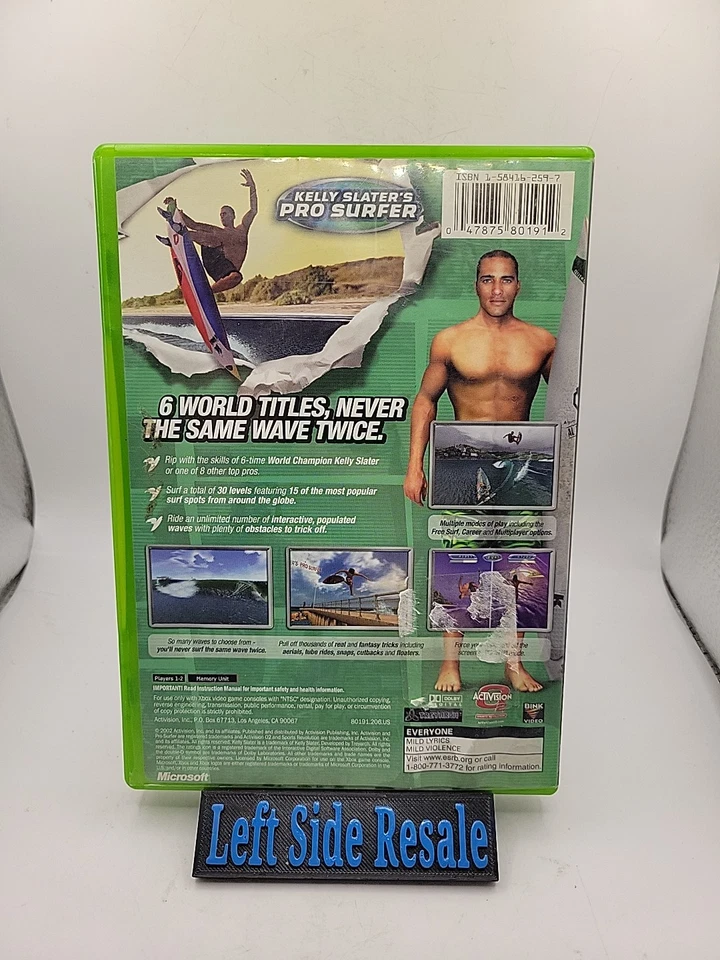 Kelly Slater's Pro Surfer (Microsoft Xbox, 2002) - в коробке - - Изображение 2 из 4