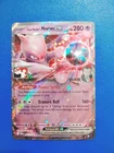 Team Rocket’s Mewtwo ex STAMPED Play! Pokemon Prize Pack Series 8 Promo Card NM
