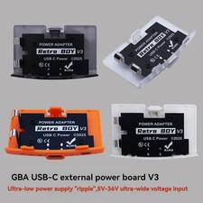 USB Type-C External Power Adapter No Battery For Retro Boy GBA Gaming Console