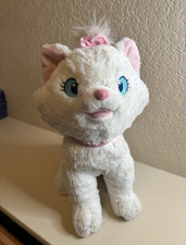 Disney The Aristocats Marie White Cat Plush Pink Bow 12inch