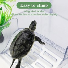 Hanging Turtle Basking Platform,Adjustable Reptile Ramp Dock Turtle Terrace
