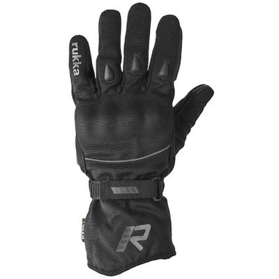 Herren Motorradhandschuhe Gore-Tex  Rukka Virium 2.0 Schwarz/Grau 999
