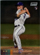 2020 Stadium Club Chrome #281 Josh Staumont RC Rookie Card. rookie card picture