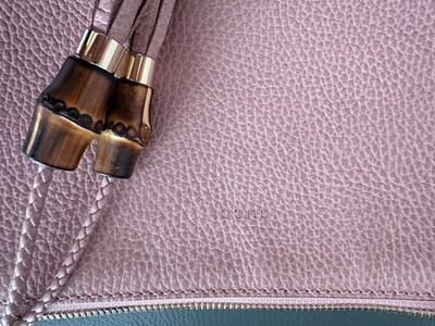 Gucci Damen Clutch Tasche Rosa Leder