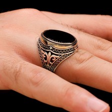925 Sterling Silver Flat Black