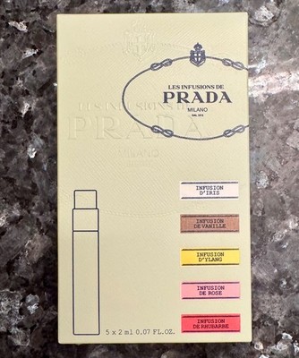 PRADA Les Infusions EDP 2ml Spray Vial/7.5ml Mini/10ml Travel Spray~YOU CHOOSE!
