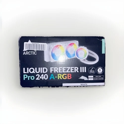 ARCTIC Liquid Freezer III Pro 240 A-RGB White PC Water Cooler AIO Cooling CPU