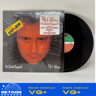 Phil Collins - No Jacket Required Very Good Plus (VG+)/Very Good Plus (VG+)