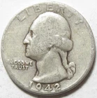 1942 Washington Quarter - 90% Silver - #11305-61