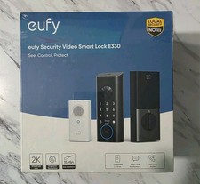 New Eufy Video Smart Lock E330 - Matte Black - 3-in-1 - Triple Security E8531JY1