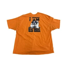 Big Dogs Tee Shirt T Shirt 5XL I Am The Big Dog Neon Orange Men’s Vintage 2000