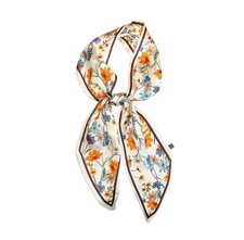 Mulberry Silk Like Head Scarf Hair band Ribbon Women's Fashion Neck Satin Sca...