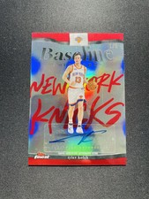 2025-26 Topps Finest Auto Tyler Kolek #BA-TK Red Refractoe 1/5 Knicks PM48