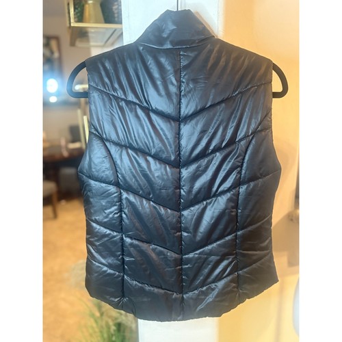 Aeropostale Girls/Juniors Puff Vest, Black with Pink Lining Size M - Picture 3 of 3