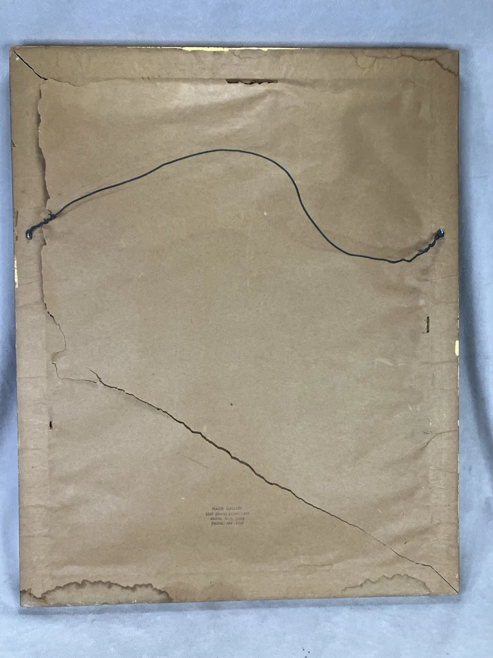 clown painting vintage original - Image 4 of 4