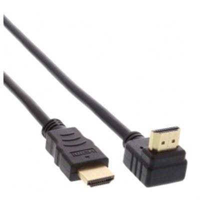 InLine   HDMI Kabel, gewinkelt, HDMI-High Speed mit Eth