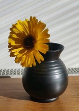 Vintage Prinknash Pewter Glazed Small Round Vase