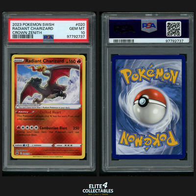Radiant Charizard 020/159 - PSA 10 (Crown Zenith)