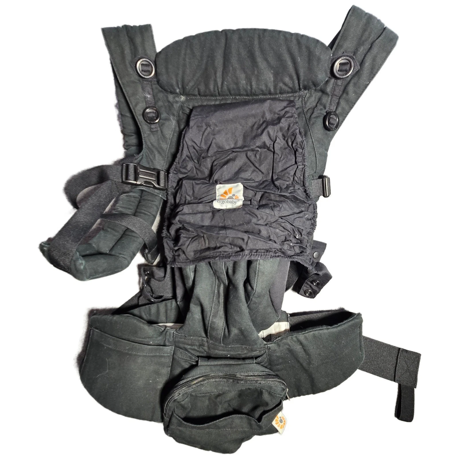 Ergobaby 360 All Positions Baby Carrier Pure Black BC360BLK with Pouch
