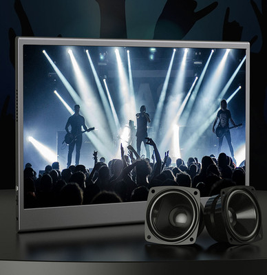 15.6  Full HD IPS Portable Monitor   USB-C & HDMI External Display Screen for La