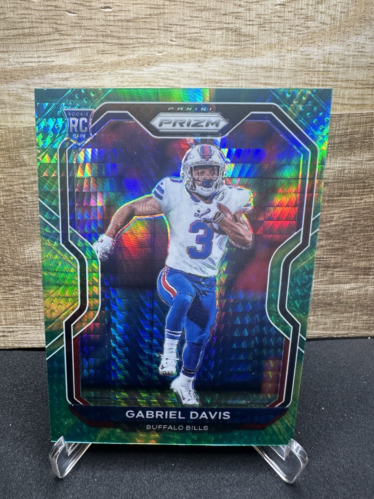 2020 Panini Prizm - Rookie Gabriel Davis #312 Hyper Prizm /175 (RC)
