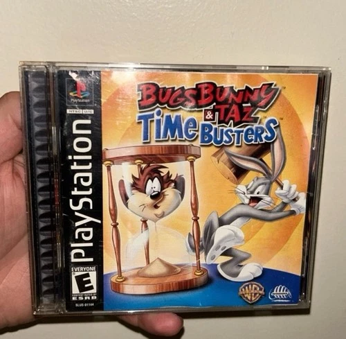 Bugs Bunny & Taz: Time Busters (Sony PlayStation 1, 2000)- Complete CIB w/Manual