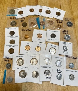 Mixed US 36 Coin Lot You Will Receive Every Coin In The Photos