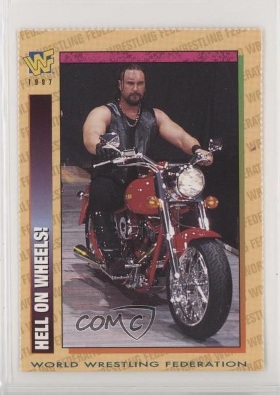 1996-98 WWF Magazine Cards Hell on Wheels! #128 0w6
