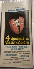 DARIO ARGENTO - 4 Mosche Di Velluto Grigio - Locandina 1971