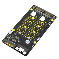 M.2 NVME SSDs to SFF 8654 8X Converters Mainboard Two PCIe to M.2 Expansion Card