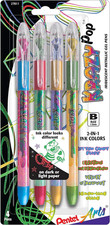 Arts Krazy Pop Iridescent Gel Pen, (1.0Mm) Bo...