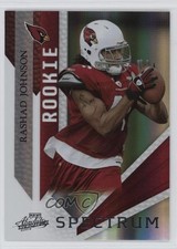 2009 Playoff Absolute Memorabilia Spectrum Silver 4/25 Rashad Johnson #182 13h2