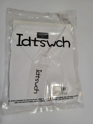 (#AA) IDTSWCH SHORT SLEEVE POLO SIZE YOUTH 3XL WHITE 