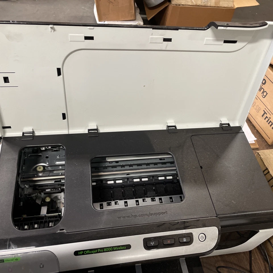 HP OfficeJet PRO 8000 Color Wireless Inkjet Printer - FOR PARTS or REPAIR - Image 3 of 4