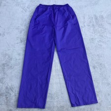 Columbia Water Proof Rain Pants Purple Men M Fishing Hike PVC Outdoors