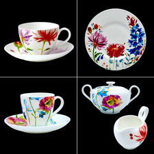 Villeroy Boch ANMUT FLOWERS Teller Tasse Milch Geschirr Ergänzung AUSWAHL NEU