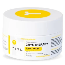 TIDL Cryotherapy Pain Relief Cream, 3 Oz, Targeted Neck Pain, Joint & Muscle ...