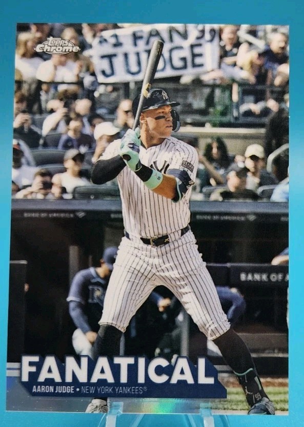 Aaron Judge 2025 Topps Chrome Fanatical Case Hit Yankees SSP #FAN14