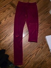 Small, Killstar, discontinued red velvet Leggings