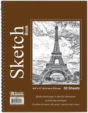 Spiral-Bound Sketch Book: 30 Sheets, Acid-Free Paper for Unleashed Creativity