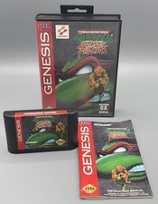 Teenage Mutant Ninja Turtles Tournament Fighters Sega Genesis CIB Mint💎 TMNT