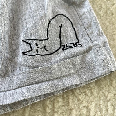 Elf s In Our House shorts Women s X Small Gray Cuffed Lazy Day 22x2 Tiny